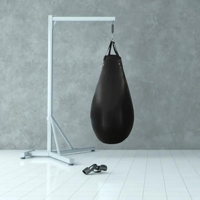 Sac de boxe en cuir PU, équipement de fitness, sac de frappe, entraînement de boxe, MMA, Muay Thai,