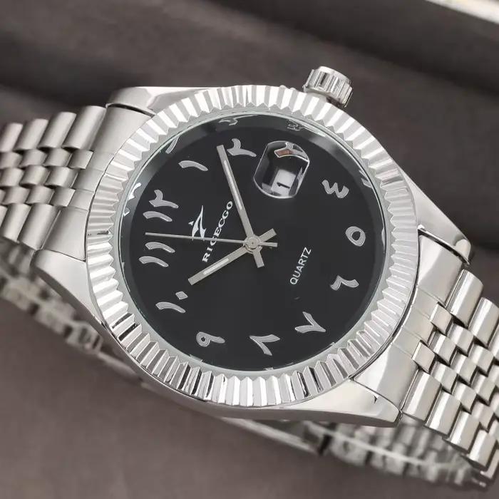 Montres à quartz en acier inoxydable pour hommes, montres-bracelets décontractées pour hommes, horlo