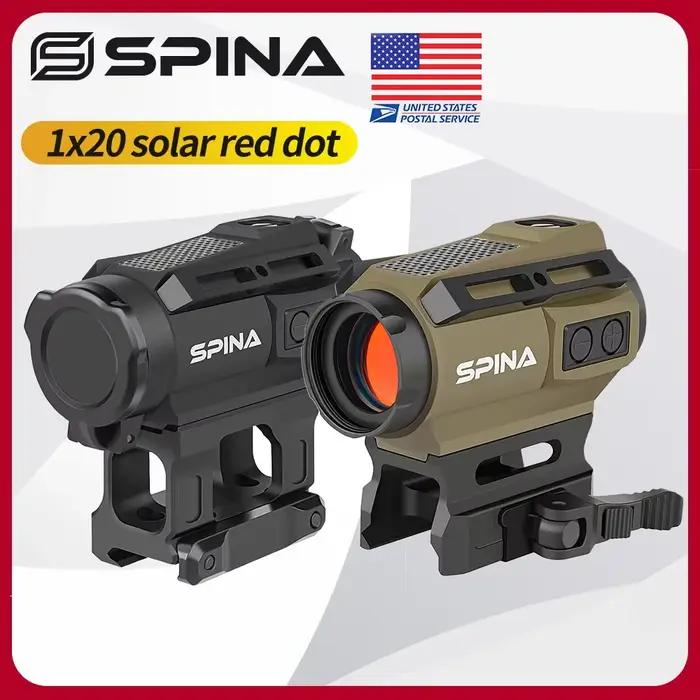 SPHR OPTICS-Lunette de visée à deux points de transformation pour la chasse, énergie solaire, HD 1x2