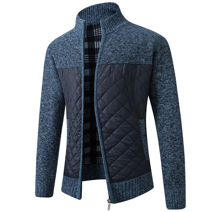 Manteau cardigan tricoté en automne et en hiver, version coréenne de coupe ajustée et pull tendance
