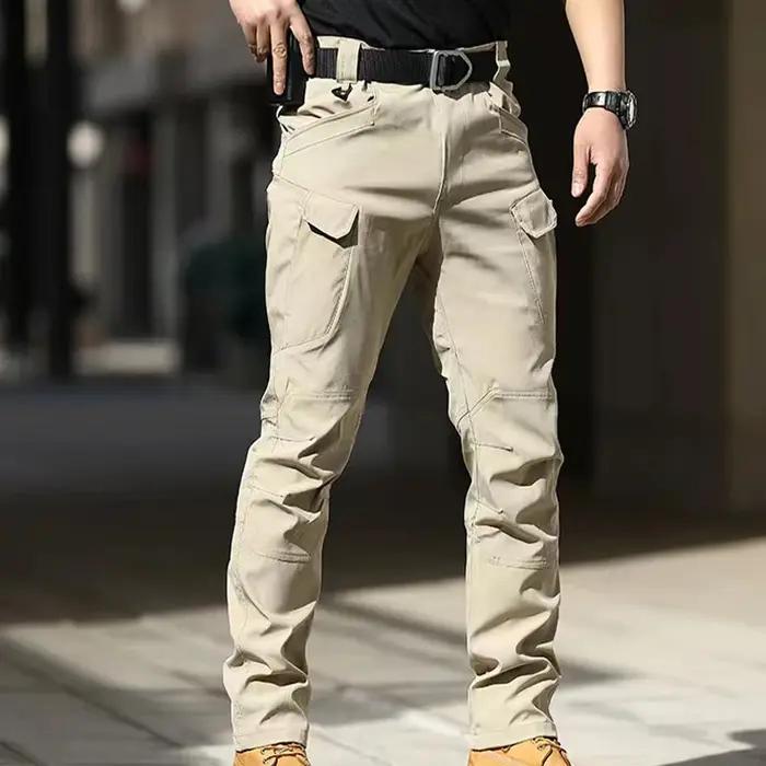 Pantalon cargo militaire tactique décontracté pour hommes, Softshell élastique, printemps-automne, r