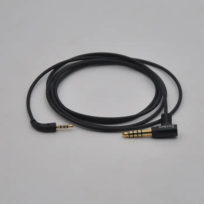 Câble audio programmable BALAN, noir OCC, 4.4mm, adapté pour B & W Bowers & Wilkins P5 série 2 P5 sa