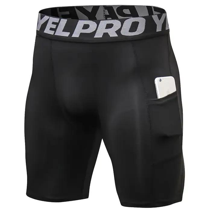 Collants de course courts à Compression pour hommes, séchage rapide, Leggings de Sport, Fitness, sou