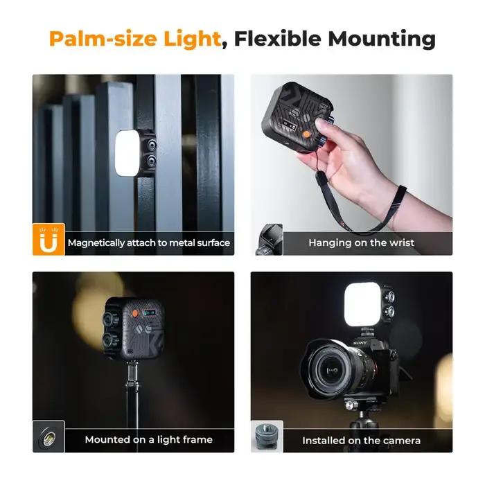 K & F Concept lumière LED lumière de remplissage LED double couleur Mini Portable photographie lumiè
