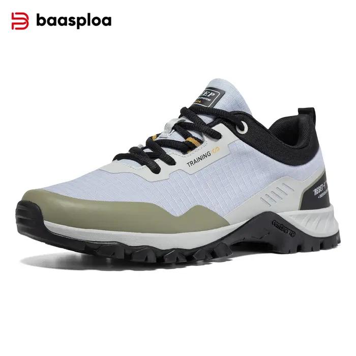 Baasploa-Chaussures de randonnée légères et imperméables pour hommes, baskets coordonnantes pour hom