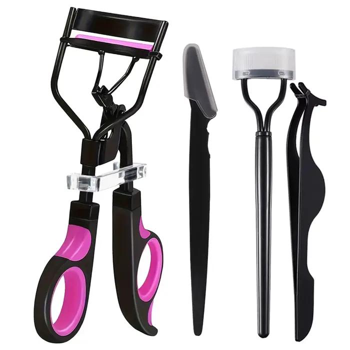 Ensemble de bigoudi de cils pour femmes, pince à cils, coussinets de rechange, sourcils, faux cils,