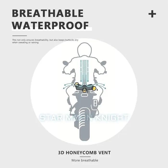 Juste de siège en maille coordonnante pour moto, housse respirante, imperméable, coussin résistant a