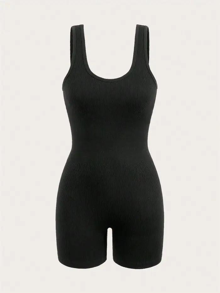 Body de yoga femme sans couture push-up - Vêtement fitness une pièce confortable pour séances sportives