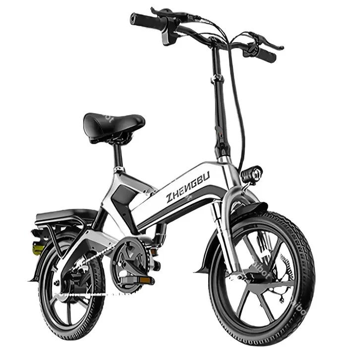 Vélo électrique pliable pour adulte avec 2 sièges pour longue Distance 400W 48V léger Portable Mini