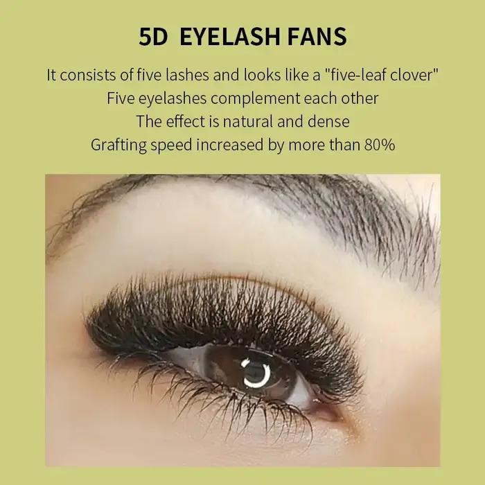 GLAMLASH 3D 4D 5D W en forme de cils cils facile ventilateur Extensions de cils en gros YY préfabriq