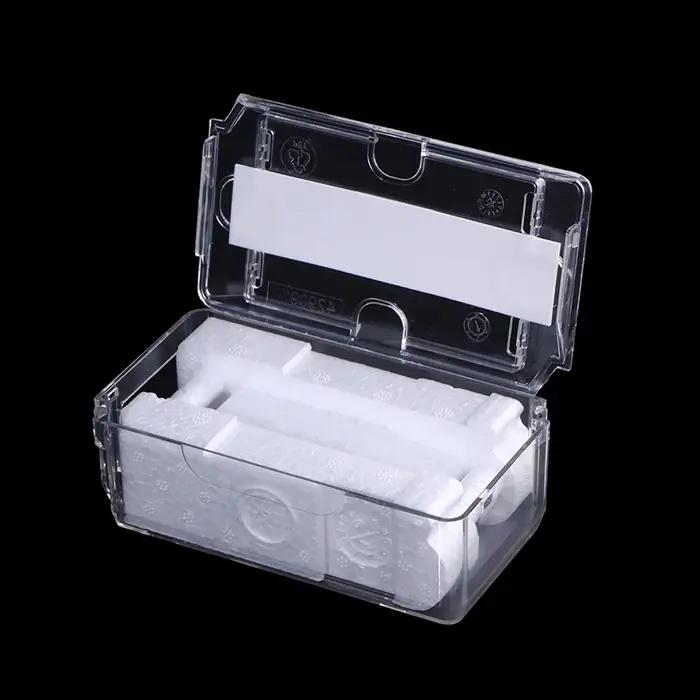 Boîte de rangement de bijoux universelle bois de hêtre vintage transparente à grille pour collectionneurs montres bijoux cadeaux de noël anniversaire