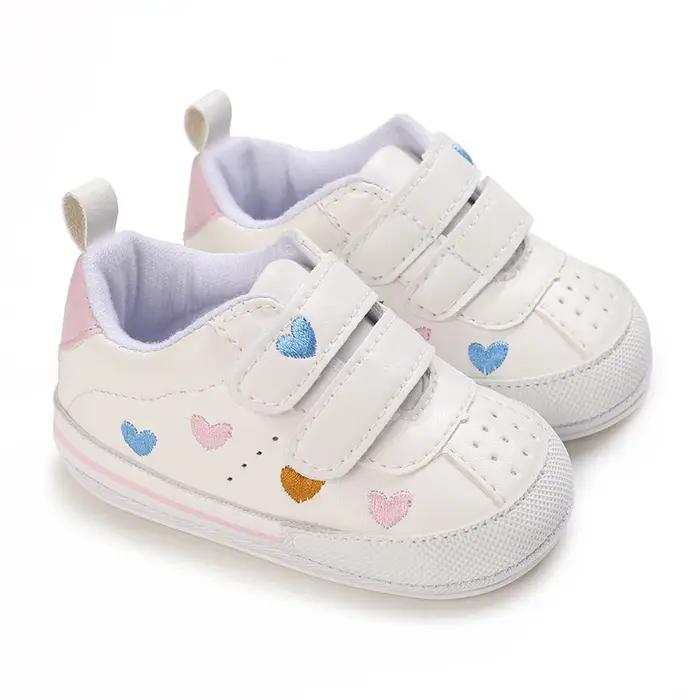 Chaussures décontractées pour bébé fille, jolies baskets à semelle souple, pour les premiers pas de