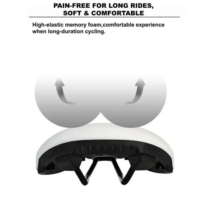 Selle de vélo confortable ergonomique pour hommes et femmes avec coussin souple pour VTT et vélos classiques pour déplacements quotidiens et randonnées