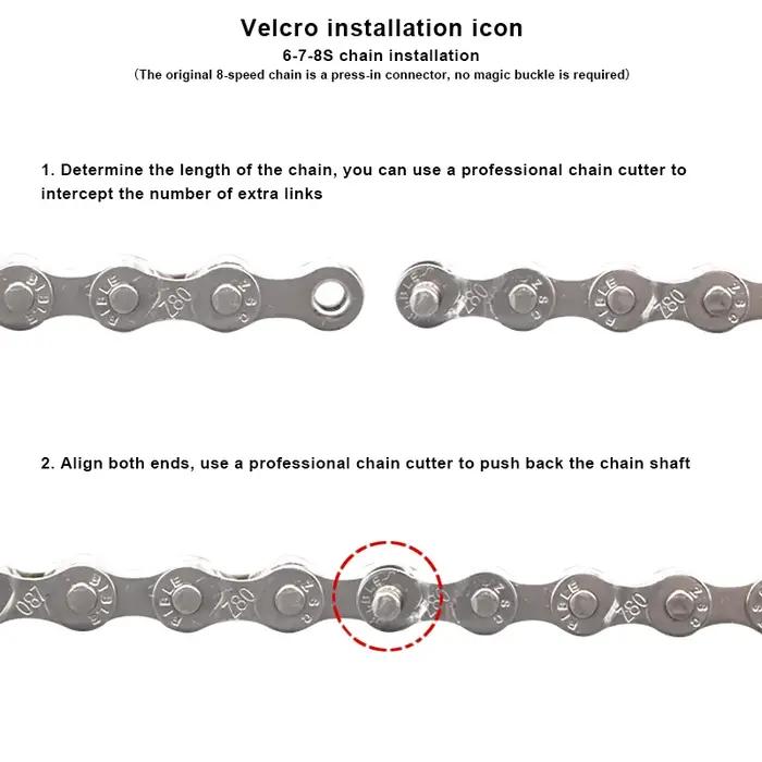 Ensemble d'outils de réparation de vélo, vérificateur d'usure de chaîne, Joint de vitesse 6/7/8/9/10