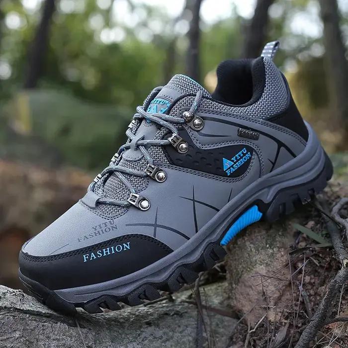 Chaussures pour hommes 2025 nouveaux hommes baskets en cuir imperméable alpinisme Camping randonnée