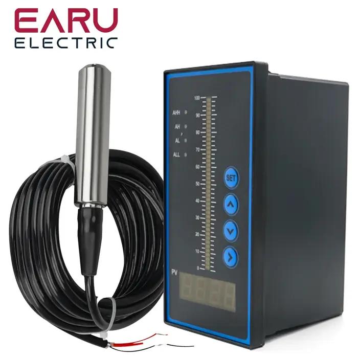 Capteur de niveau d'eau et d'huile liquide, sortie 4-20MA, transmetteur de sonde, détection avec con