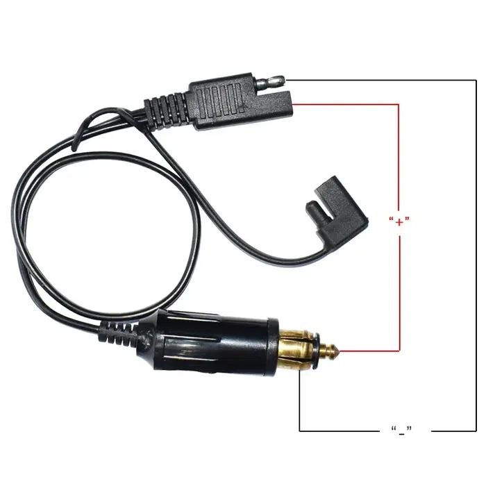 Connecteur DIN Hella vers SAE, 30cm, pour BMW Victory, Triumph DucSaulm, Moto SAE, Polarity Paupière