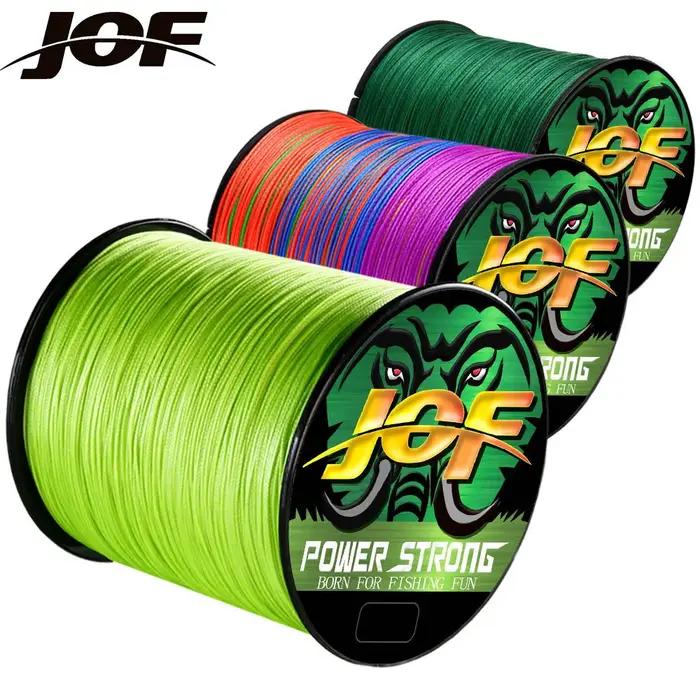 JOF – fil de pêche tressé PE à 4 brins, ligne de pêche robuste, Multifilament, outil Durable, 300/10