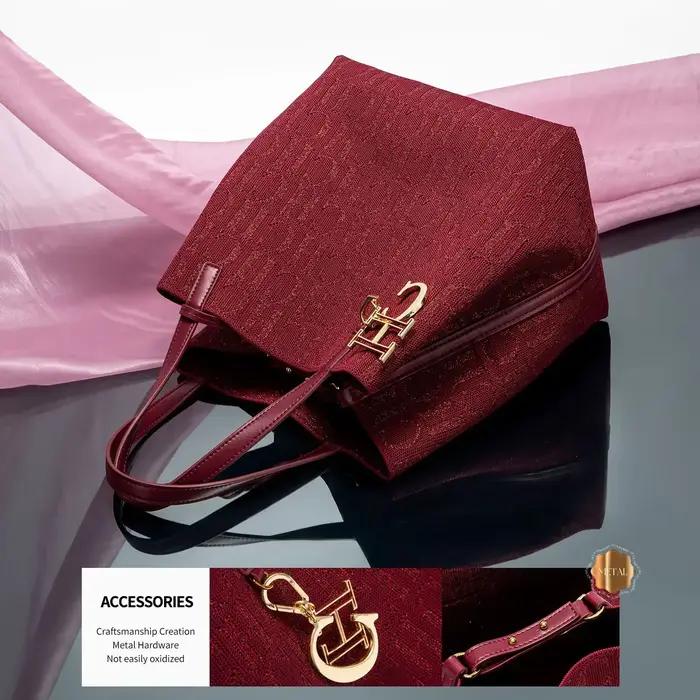 CH – sac à main grande capacité pour femmes, Simple, pour les déplacements quotidiens, polyvalent, c