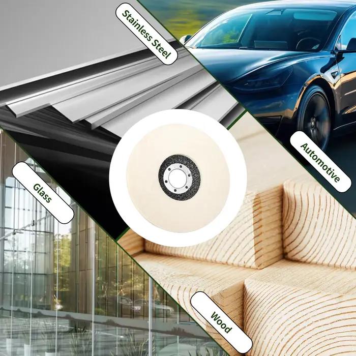 3/4/4.5/5 pouces laine roues de polissage tampons de polissage meuleuse d'angle accessoires disque d