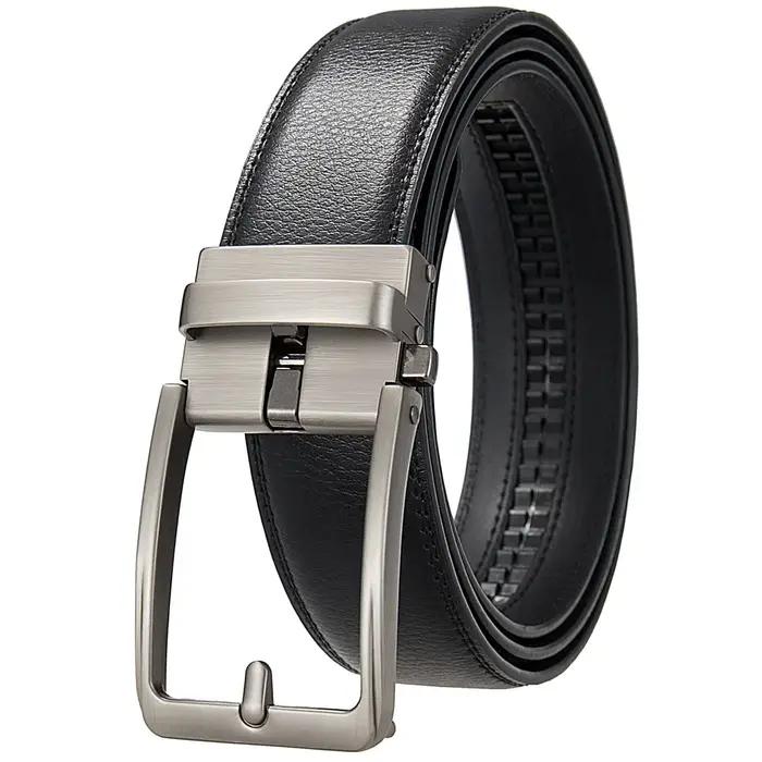 Ceintures clic pour hommes marque de luxe concepteur de mode boucle automatique en cuir véritable ho