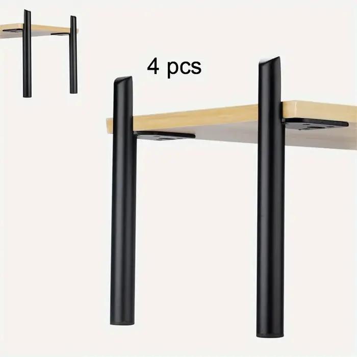 Pieds de Meubles Montés, en Métal, pour Table Basse, Canapé, Côté Armoire, 4 Pièces