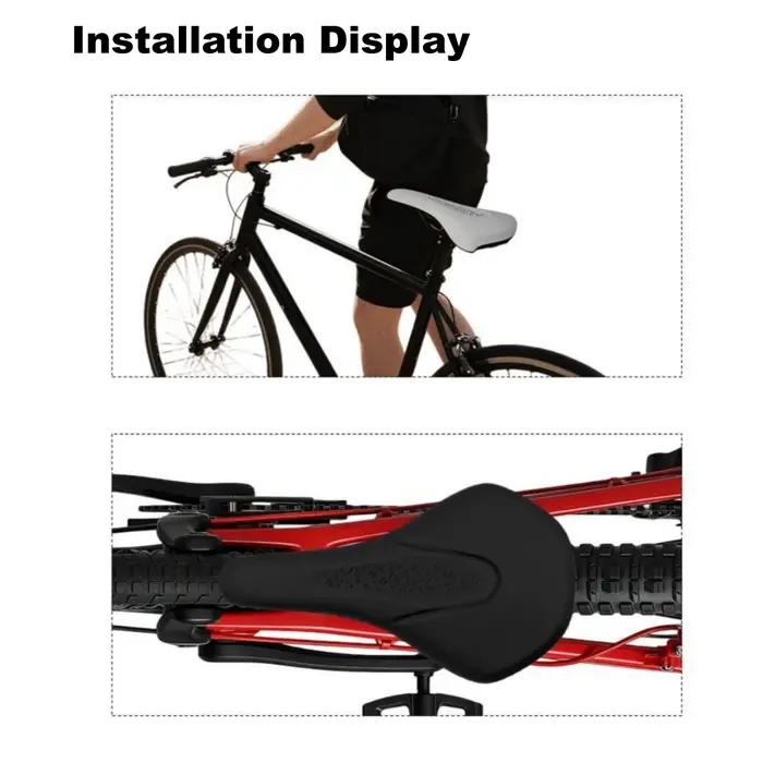 Selle de vélo confortable ergonomique pour hommes et femmes avec coussin souple pour VTT et vélos classiques pour déplacements quotidiens et randonnées