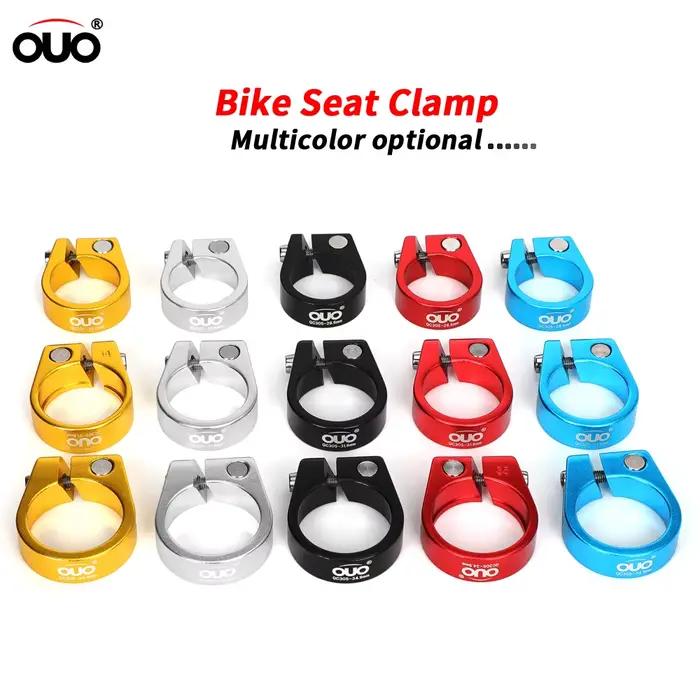 OUO – pince de tige de selle de vélo en aluminium, 28.6/31.8/34.9mm, multicolore, ultralégère, pour
