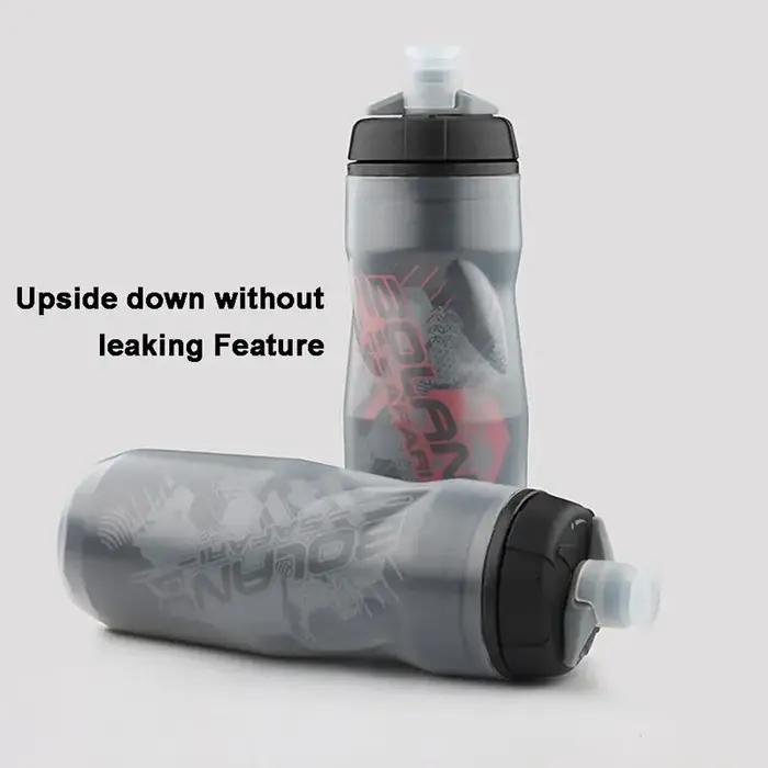 Bolany bouteille d'eau de vélo 600ml bouteille d'eau de cyclisme de montagne PP5 bouteille protégée
