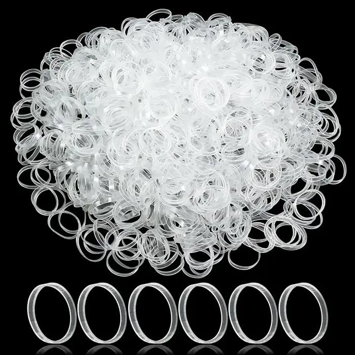 Cordes transparentes pour queue de cheval, support élastique pour femmes et filles, accessoires pour