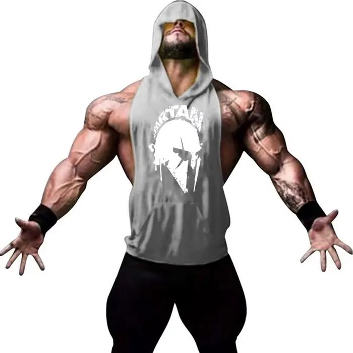 T-shirt à Capuche pour Homme, Vêtements de Fitness, Musculation, Précieux, Entraînement en Y, Nouvel