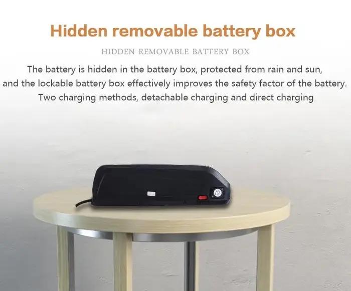 Vélo électrique tout-terrain haut de gamme pour hommes avec moteur 1000W et batterie 48V pour randonnées en montagne et sorties familiales