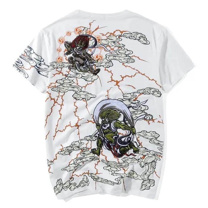 Supzoom Nouvelle Arrivée T-shirt Homme Broderie Tatouage Manches Courtes Ample Décontracté Grande Ta