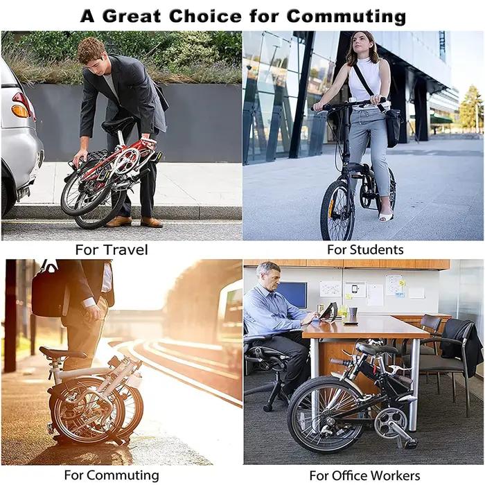 Vélo pliant en Fiber de carbone 20 pouces pliable freins à disque Shimano 9s pour hommes femmes vélo adulte occasions spéciales randonnées trajets quotidiens