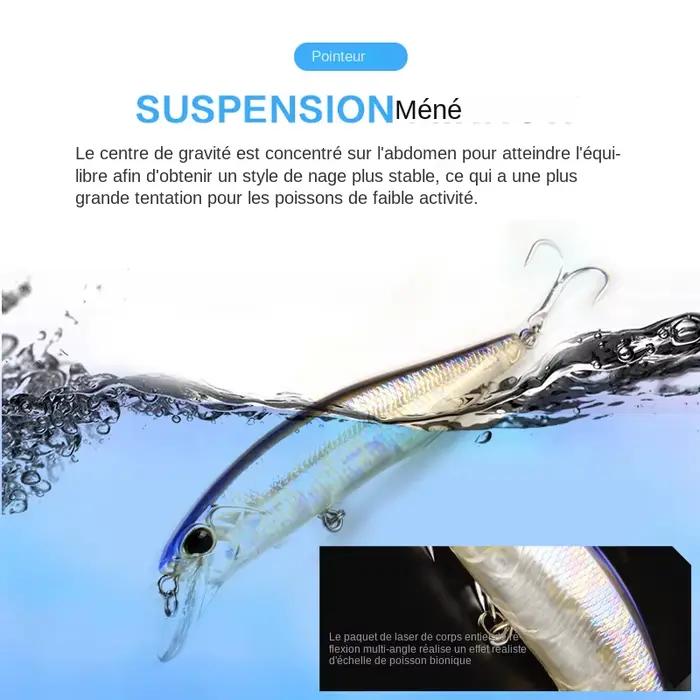Appât de pêche Bearking 10cm 15g qualité professionnelle 14 couleurs variées pour truite perche pêche en lac rivière cadeau pêcheur