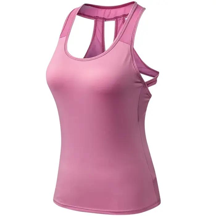 2023 dessus de Yoga gilet pour femmes haut de Sport Fitness chemise de Sport hauts de Yoga femme t-s