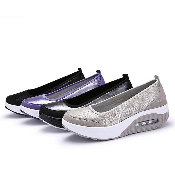 Mocassins femmes 2025 - Baskets décontractées sans lacets pour extérieur en grande taille