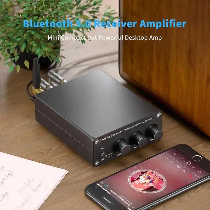 Fosi Audio BT20A Bluetooth TPA3116D2 amplificateur de puissance sonore 100W Mini HiFi stéréo classe