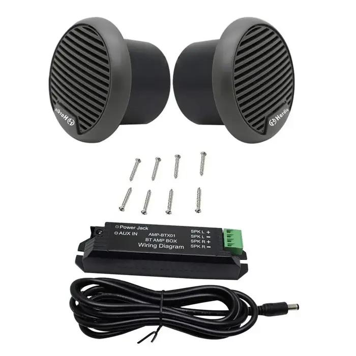 Herdio-Hautréusétanches pour bateau marin, haut-parleur Bluetooth pour moto, système audio stéréo po
