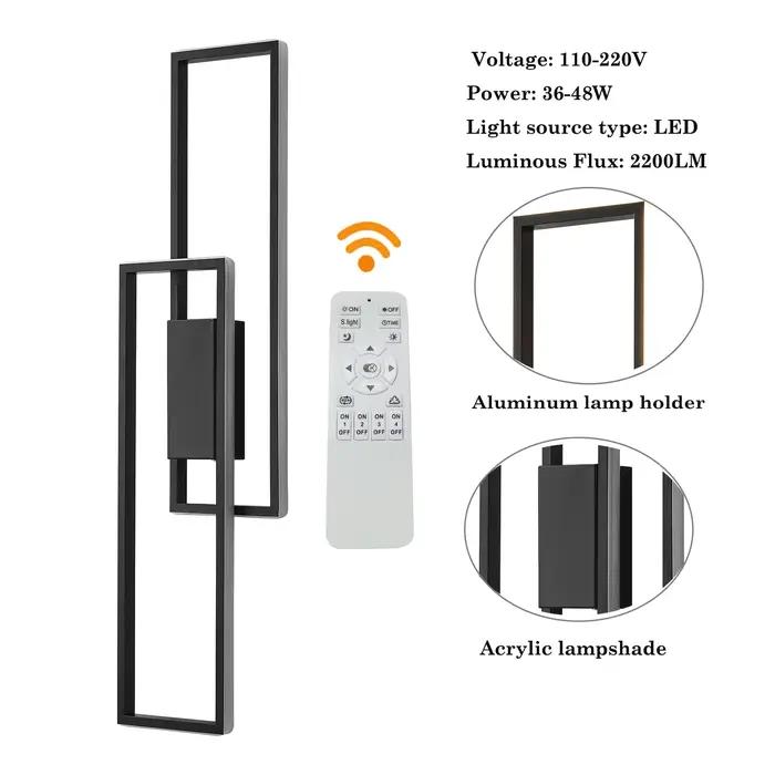 Applique Murale LED d'NikModerne, Température et Luminosité Réglables, pour Chambres à Coucher, Esca