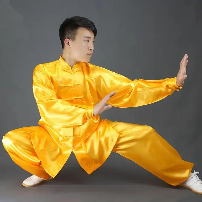 Uniformes traditionnels chinois Tai Chi Kung Fu, vêtements de gymnastique du matin pour adultes, Wus