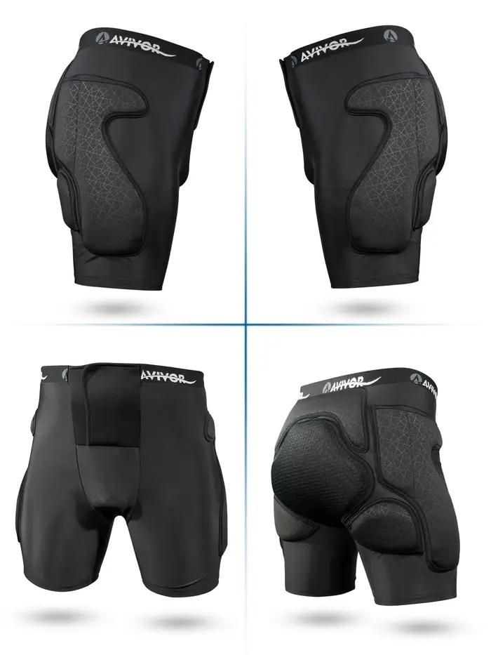 AVIVOR Never-Flatten Short rembourré en mousse | Couverture complète et respirante | Protection