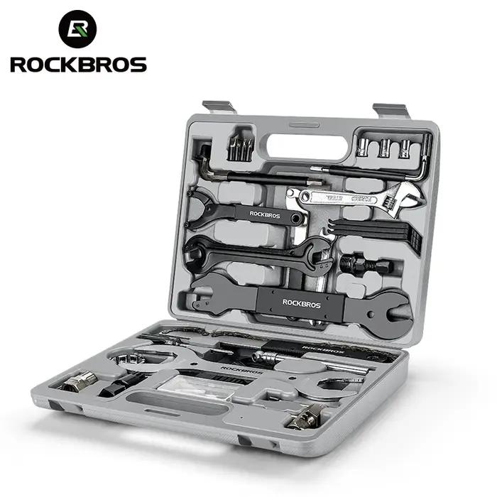 ROCKBROS – ensemble d'outils de vélo, boîte d'outils de cyclisme, vélo professionnel multifonction,