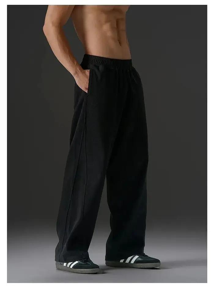 Pantalons de survêtement pour hommes taille élastique Joggers pantalons de survêtement Sport décontr