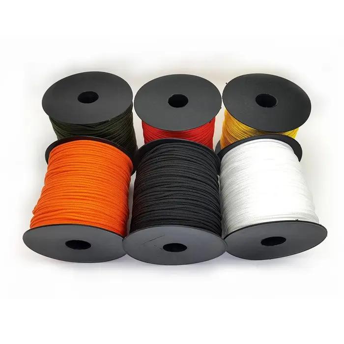 100M un support noyaux Paracord corde 2mm extérieur Polyester Parachute cordon Camping survie parapl