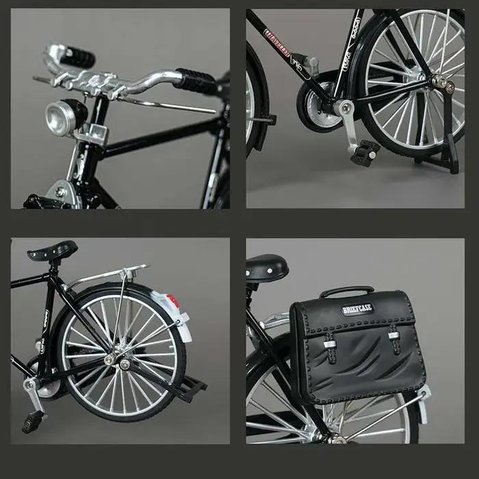 Kit de construction de modèle de vélo vintage avec 51 pièces pour collectionneurs et amateurs de bricolage à offrir pour diverses occasions