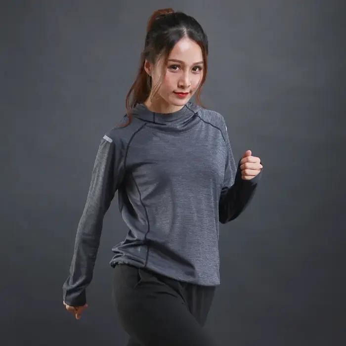 Veste de course à capuche pour femmes - Vêtement sport réfléchissant nuit et 3 couleurs