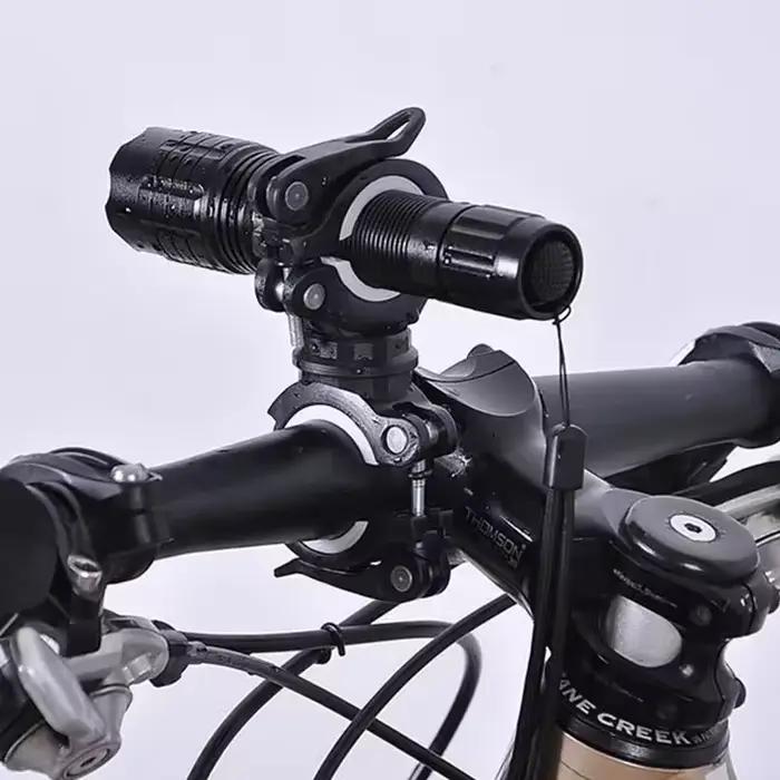 Support de lampe frontale pour vélo de montagne clip de fixation pour randonnées nocturnes sécurité visibilité améliorée exploration de nuit