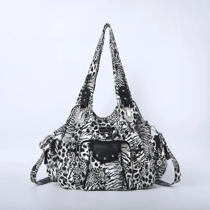 Sacs à main de mode femmes sacs à bandoulière en cuir PU sac à main femme sacoche grande capacité sa