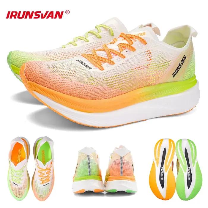 Chaussures de course Marathon IRUNSVAN LINGYUN TOP1.0 pour hommes - Plaque de carbone et respirabilité 2026